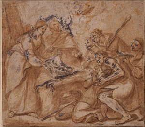 Adorazione dei pastori da Luca Giordano