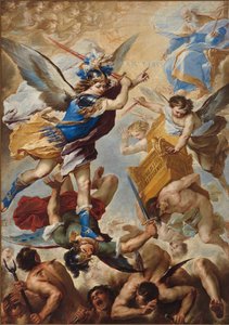 Arcangelo Michele sconfigge gli angeli ribelli, 1657