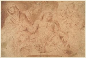 Compianto su Cristo da Luca Giordano