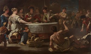 Il ricco e Lazzaro, 1680