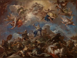 Giuditta mostra la testa di Oloferne da Luca Giordano