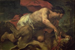 Sansone e il Leone da Luca Giordano