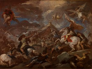 La scoperta del corpo di Oloferne da Luca Giordano