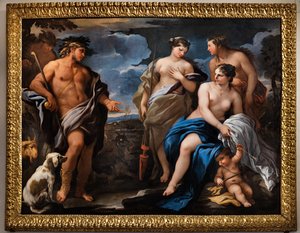 Il giudizio di Paride, seconda metà del XVII secolo da Luca Giordano