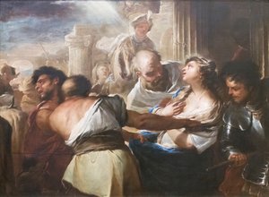 Il martirio di Santa Lucia da Luca Giordano