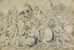Battaglia prima di Troia da Luca Penni