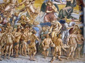 Beati in Paradiso, dal ciclo di affreschi del Giudizio Universale da Luca Signorelli