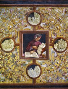 Dante Alighieri, ritratto dal ciclo delle persone illustri da Luca Signorelli