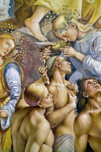 Eletti, dal ciclo di affreschi del Giudizio Universale da Luca Signorelli