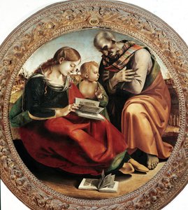 La Sacra Famiglia (tondo) da Luca Signorelli