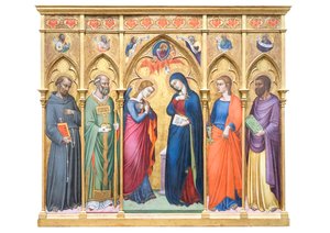 Annunciazione con santi e profeti