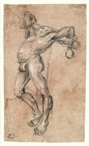 Ladro sulla croce, rivolto a sinistra da Lucas Cranach the Elder