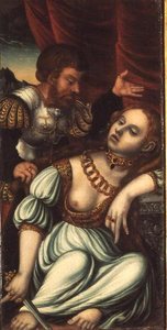 Tarquinio e Lucrezia da Lucas (studio of) Cranach
