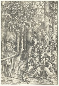 Giovanni Battista predica alla gente
