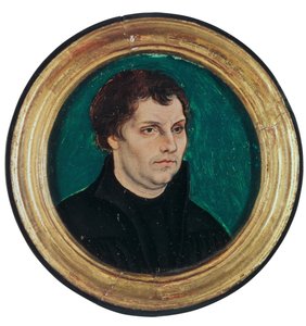Ritratto di Martin Lutero, 1525 da Lucas Cranach the Elder