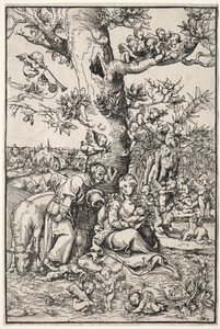 Riposo durante la fuga in Egitto da Lucas Cranach