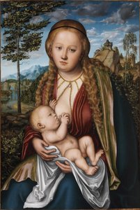 La Vergine che allatta il Bambino - Lucas Cranach il Vecchio