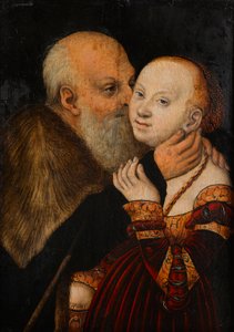 La coppia disuguale da Lucas Cranach d. Ä.
