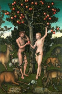 Adamo ed Eva da Lucas Cranach the Elder