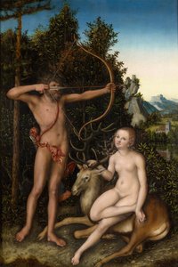 Apollo e Diana da Lucas Cranach the Elder