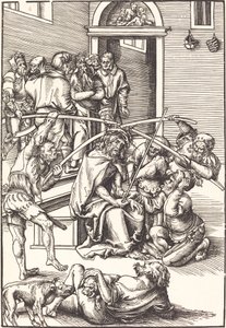 Cristo coronato di spine da Lucas Cranach the Elder