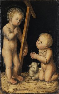 Cristo e Giovanni Battista da bambini