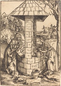 Cristo e la donna di Samaria da Lucas Cranach the Elder