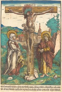 Cristo sulla croce tra la Vergine e San Giovanni da Lucas Cranach the Elder