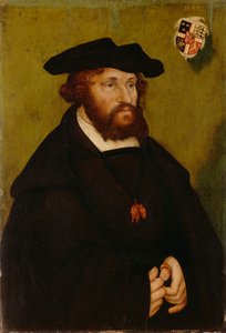 Tedesco: Bildnis König Christians II. von Dänemark Ritratto del re Cristiano II di Danimarca da Lucas Cranach the Elder