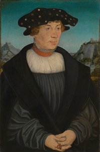 Tedesco:  Ritratto di Hans () Melber Hans Melber da Lucas Cranach the Elder