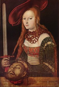 Tedesco: Judith mit dem Haupte des Holofernes Judith with the Head of Holofernes (Giuditta con la testa di Oloferne) da Lucas Cranach the Elder