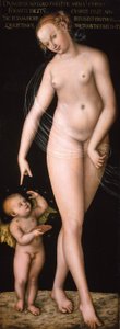 Tedesco: Venus und Amor als Honigdieb Venere con Cupido che rubano il miele da Lucas Cranach the Elder