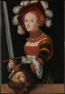 Giuditta con la testa di Oloferne da Lucas Cranach the Elder