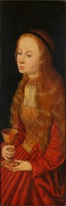 Santa Barbara, inizio XVI secolo da Lucas Cranach the Elder