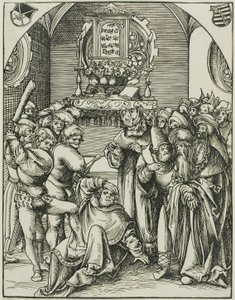 San Giuda, da Il martirio degli apostoli da Lucas Cranach the Elder