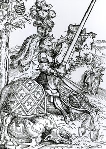 San Giorgio a cavallo, 1507 da Lucas Cranach the Elder