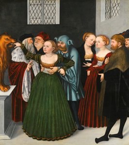 La Bocca della Verità (La favola della Bocca della Verità) da Lucas Cranach the Elder