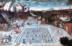 La fonte della giovinezza, 1546 da Lucas Cranach the Elder