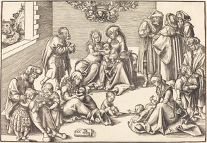 La parentela sacra da Lucas Cranach the Elder