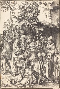 Il martirio di Santa Barbara da Lucas Cranach the Elder