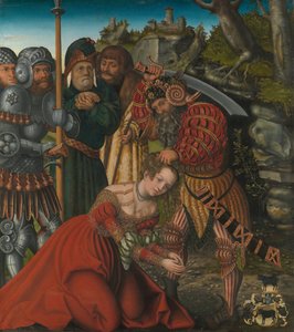 Il martirio di Santa Barbara da Lucas Cranach the Elder