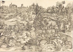 La caccia al cervo da Lucas Cranach the Elder