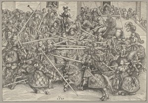 Il terzo torneo, 1509 da Lucas Cranach the Elder