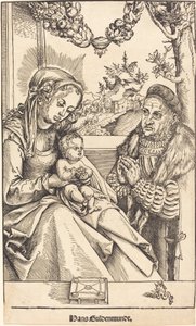 La Vergine e il Bambino adorati da Federico il Saggio di Sassonia