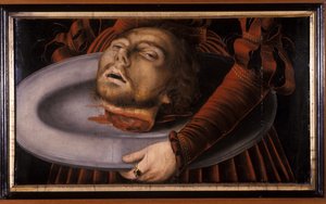 La testa di Giovanni Battista da Lucas Cranach the Elder