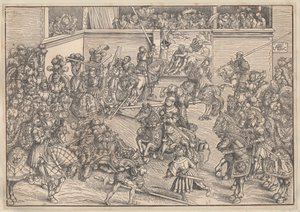 Torneo, 1509 da Lucas Cranach the Elder