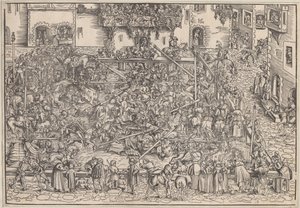 Torneo, 1509 da Lucas Cranach the Elder