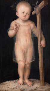 Cristo Bambino benedicente [recto]; L
