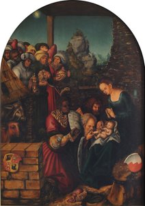 Tedesco: Die Anbetung der Heiligen Drei Könige L