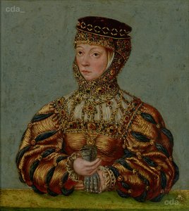 Barbara Radziwill da Lucas Cranach the Younger